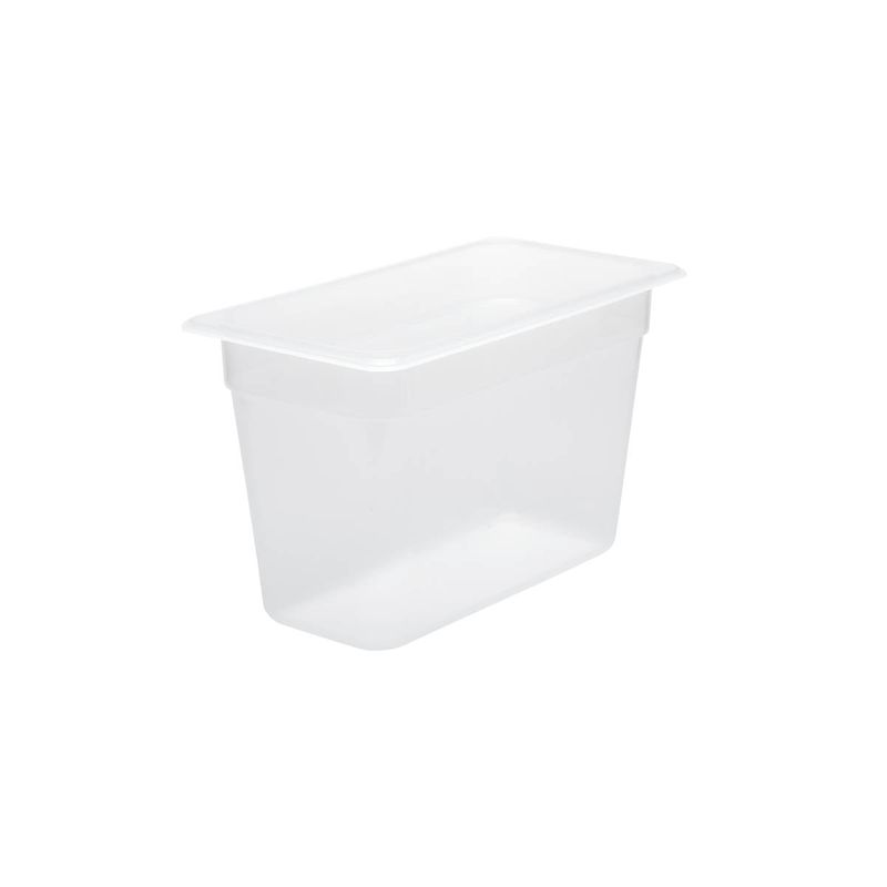 CHEF INOX GN STORAGE CONTAINER-POLYPROP GN 1/3 x200mm CLEAR (*CPP-13200*) =  1 X EACH