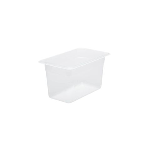 CHEF INOX GN STORAGE CONTAINER-POLYPROP GN 1/4 x150mm CLEAR (*CPP-14150*) =  1 X EACH