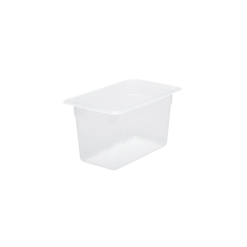 CHEF INOX GN STORAGE CONTAINER-POLYPROP GN 1/4 x150mm CLEAR (*CPP-14150*) =  1 X EACH