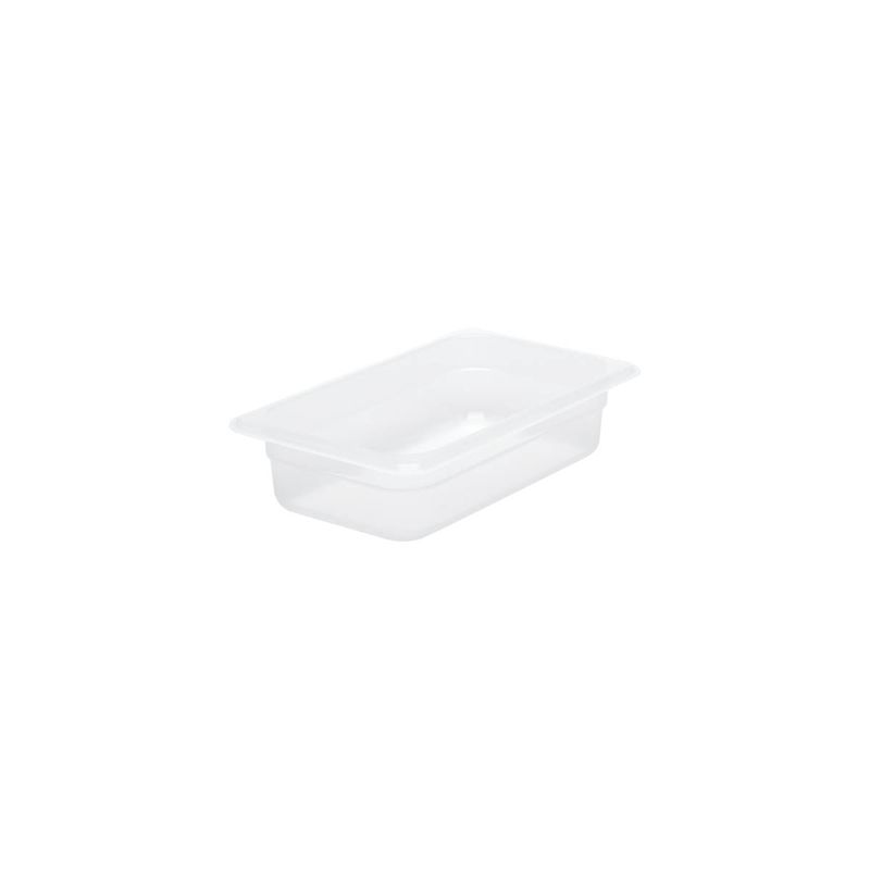 CHEF INOX GN STORAGE CONTAINER-POLYPROP GN 1/4 x65mm CLEAR (*CPP-14065*) =  1 X EACH
