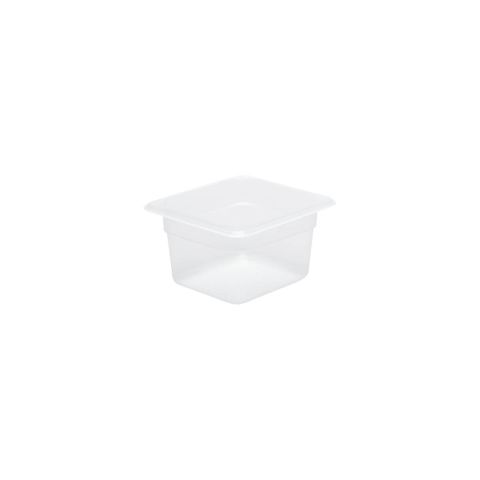 CHEF INOX GN STORAGE CONTAINER-POLYPROP GN 1/6 x100mm CLEAR (*CPP-16100*) =  1 X EACH