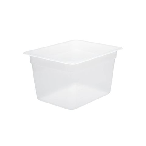CHEF INOX GN STORAGE CONTAINER-POLYPROP GN 1/2 x 200mm CLEAR (*CPP-12200*) =  1 X EACH