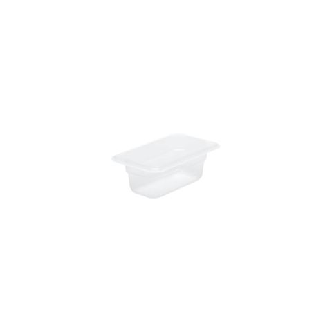 CHEF INOX GN STORAGE CONTAINER-POLYPROP GN 1/9 x65mm CLEAR (*CPP-19065*) =  1 X EACH
