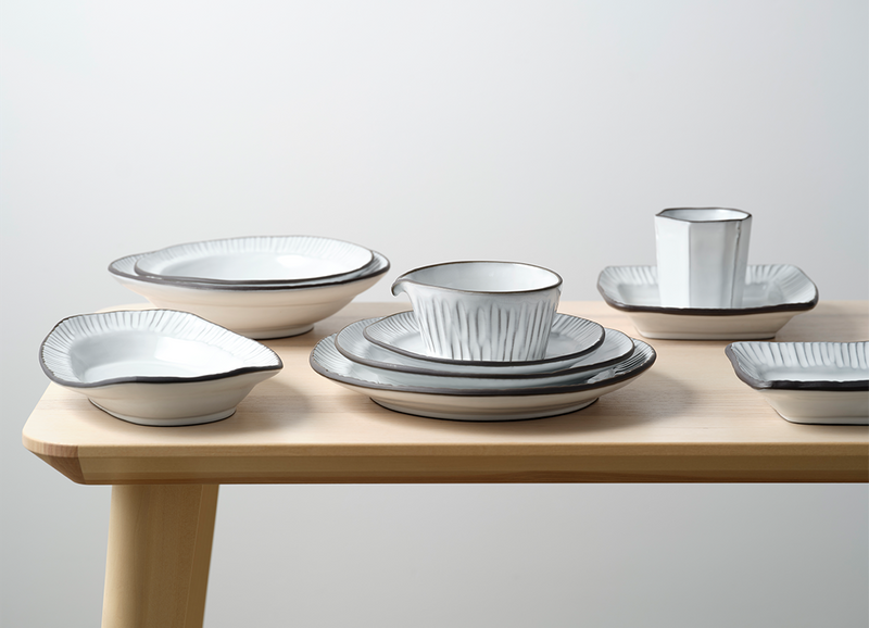 TABLEKRAFT LINEA ORGANICS SERVICE BOWL w/SPOUT 100x60mm WHI (*907580*) = PACK OF 4 X EACHES
