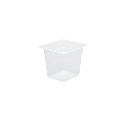 CHEF INOX GN STORAGE CONTAINER-POLYPROP GN 1/6 x150mm CLEAR (*CPP-16150*) =  1 X EACH