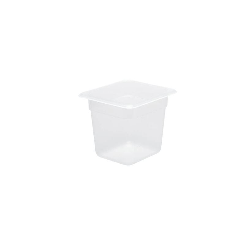 CHEF INOX GN STORAGE CONTAINER-POLYPROP GN 1/6 x150mm CLEAR (*CPP-16150*) =  1 X EACH