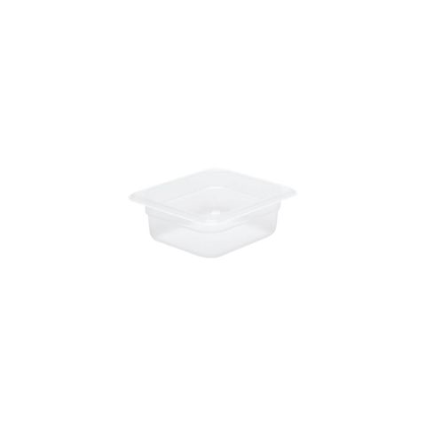 CHEF INOX GN STORAGE CONTAINER-POLYPROP GN 1/6 x65mm CLEAR (*CPP-16065*) =  1 X EACH
