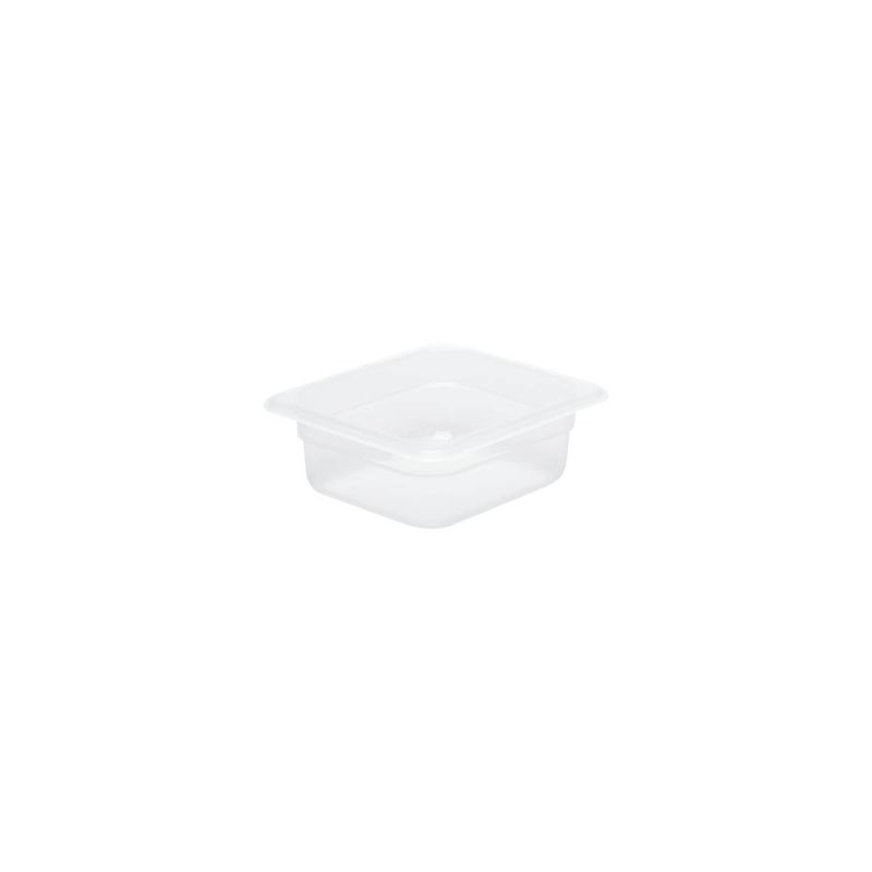 CHEF INOX GN STORAGE CONTAINER-POLYPROP GN 1/6 x65mm CLEAR (*CPP-16065*) =  1 X EACH