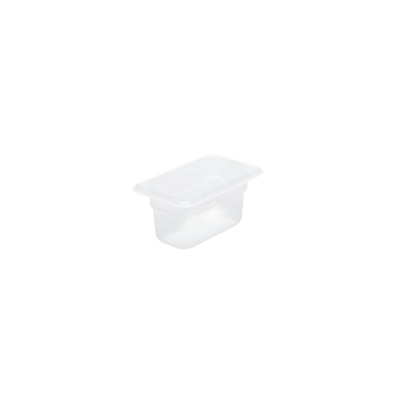 CHEF INOX GN STORAGE CONTAINER-POLYPROP GN 1/9 x150mm CLEAR (*CPP-19150*) =  1 X EACH