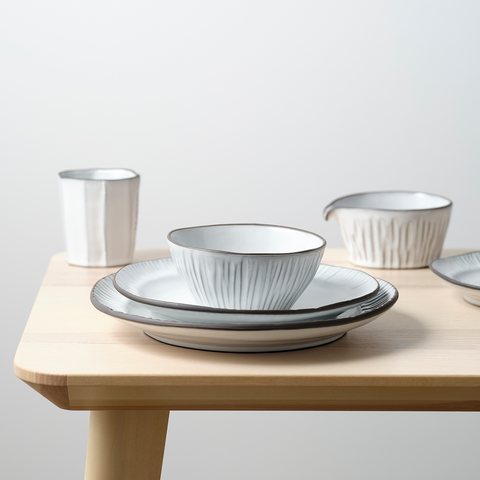 TABLEKRAFT LINEA ORGANICS CONICAL BOWL 130x63mm 400ml WHITE (*907567*) = PACK OF 5 X EACHES