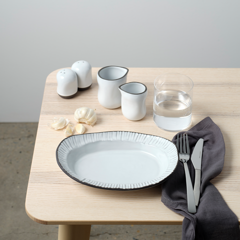 TABLEKRAFT LINEA ORGANICS PLATTER 230x170x50mm WHITE (*907575*) = PACK OF 5 X EACHES