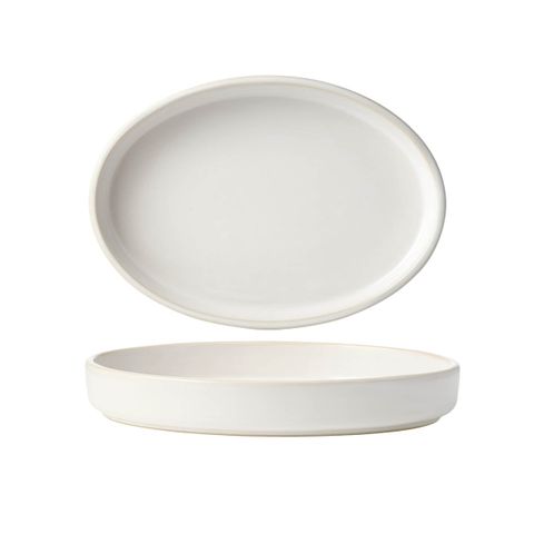 TABLEKRAFT URBAN SERVE OVAL PLATE 430x312x34mm WHITE (*908455*) =  1 X EACH