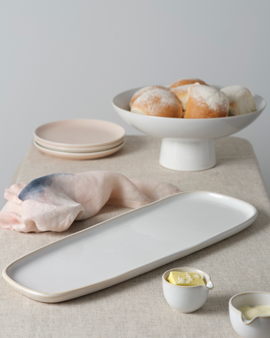TABLEKRAFT URBAN SERVE FLAT PLATE 535x185x23mm WHITE (*908459*) =  1 X EACH