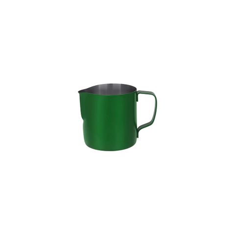 BREW MILK FROTHING JUG S/S 350ml POWDER COAT GREEN (*BW9202*) =  1 X EACH
