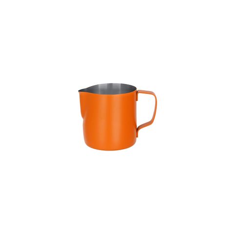 BREW MILK FROTHING JUG S/S 350ml POWDER COAT ORANGE (*BW9203*) =  1 X EACH