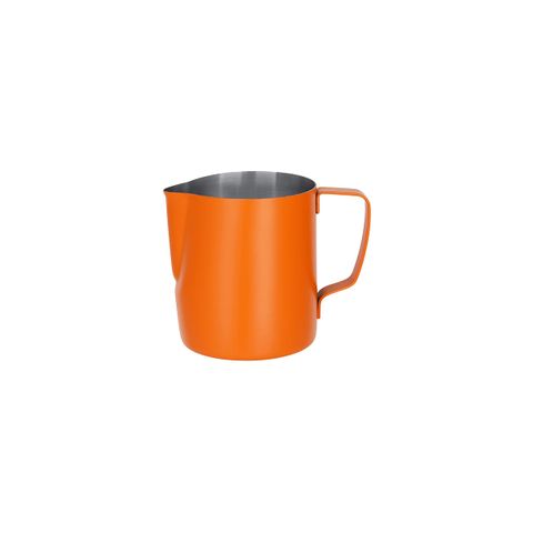 BREW MILK FROTHING JUG S/S 600ml POWDER COAT ORANGE (*BW9223*) =  1 X EACH
