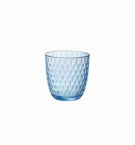 BORMIOLI ROCCO SLOT WATER 290ml LIVELY BLUE (5.80506) (*315-603*) = PACK OF 6 X EACHES