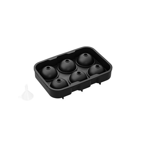 ZANZI SPHERICAL ICE MOULD SILICONE 6x46mm BLK (*Z0952*) =  1 X EACH