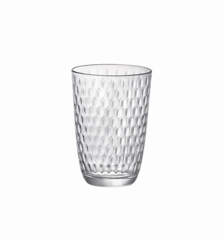 BORMIOLI ROCCO SLOT LONG DRINK 390ml CLEAR (5.80507) (*315-601*) = PACK OF 6 X EACHES