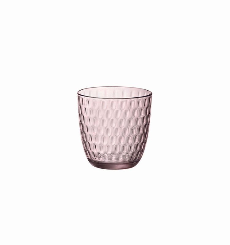 BORMIOLI ROCCO SLOT WATER 290ml LILAC ROSE (5.80505) (*315-602*) = PACK OF 6 X EACHES
