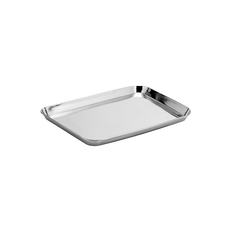 CHEF INOX RECTANGULAR TRAY S/S 400x300mm (*76553*) = PACK OF 6 X EACHES