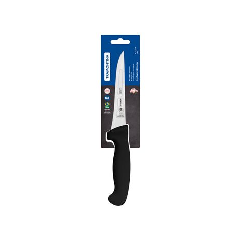 TRAMONTINA PROF BONING KNIFE STRA EDGE STIFF 120mm BLK H/S (*TM24602/105*) =  1 X EACH