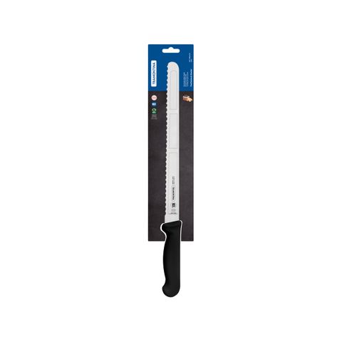 TRAMONTINA PROF BREAD KNIFE SERRATED 300mm BLK H/S (*TM24627/102*) =  1 X EACH