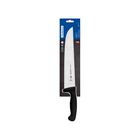 TRAMONTINA PROF BUTCHER KNIFE STRAIGHT BACK 250mm BLK H/S (*TM24607/100*) =  1 X EACH