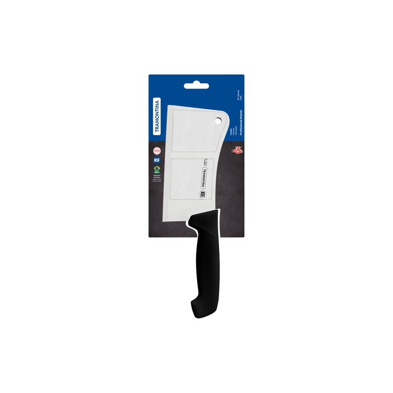 TRAMONTINA PROF HEAVY KITCHEN CLEAVER 150mm BLK H/S (*TM24624/106*) =  1 X EACH