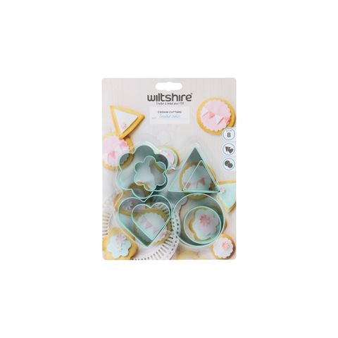 WILTSHIRE COOKIE CUTTER 8PC SET (*WLT40359*) = PACK OF 6 X SETS