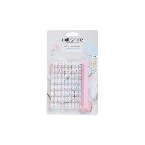 WILTSHIRE LETTER PRESS 74PC SET (*WLT40368*) = PACK OF 6 X SETS