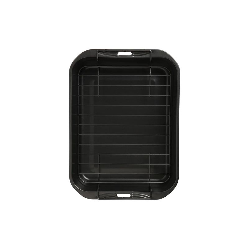 WILTSHIRE ROAST PAN-RECT E/BAKE 325x250x60mm w/RACK N/S (*WLT9037MP*) = PACK OF 6 X EACHES