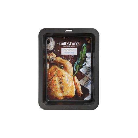 WILTSHIRE ROAST PAN-RECT EASYBAKE 365x265x45mm NON-STICK (*WLT9035MP*) = PACK OF 6 X EACHES