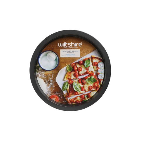 WILTSHIRE PIZZA PAN-EASYBAKE 310x25mm NON-STICK (*WLT9042*) = PACK OF 6 X EACHES