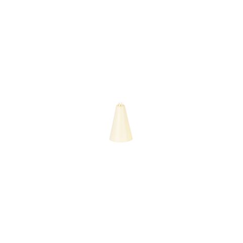 CHEF INOX THERMO DECORATING TUBE STAR PLASTIC 3mm WHITE (*00723-S*) =  1 X EACH