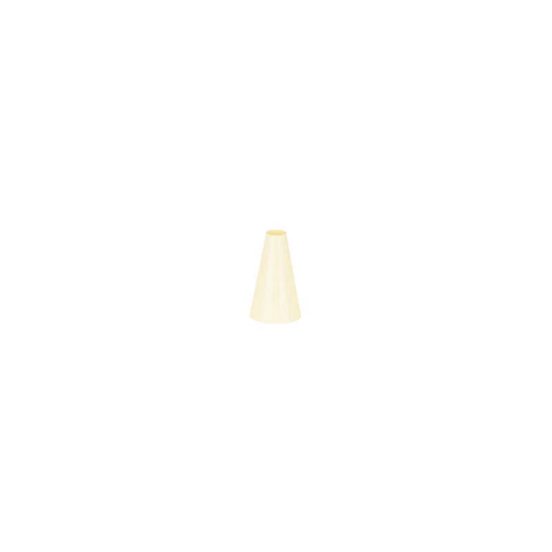 CHEF INOX THERMO DECORATING TUBE PLAIN  PLASTIC 11mm WHITE (*00751-P*) =  1 X EACH