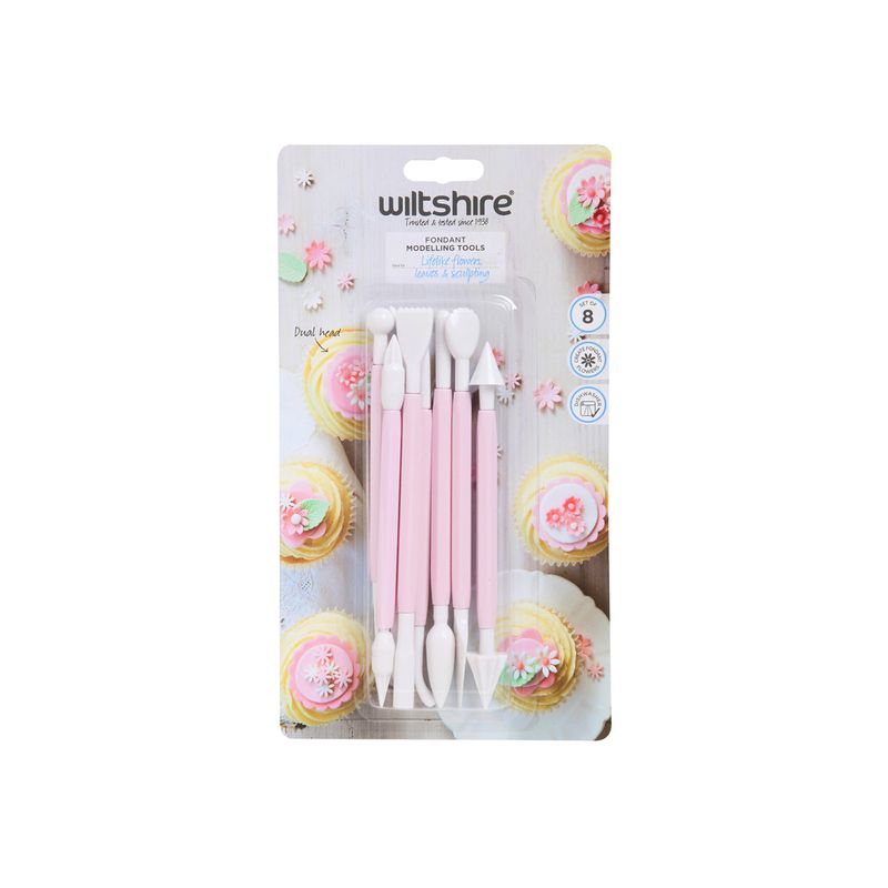 WILTSHIRE FONDANT MODELLING TOOLS 8PC SET (*WLT40348*) = PACK OF 6 X SETS