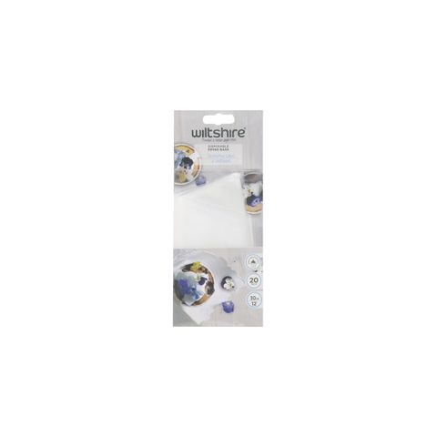 WILTSHIRE PIPING BAG-DISPOSABLE 300mm 20PK (*WLT40354*) = SLEEVE OF 6 X PACKETS