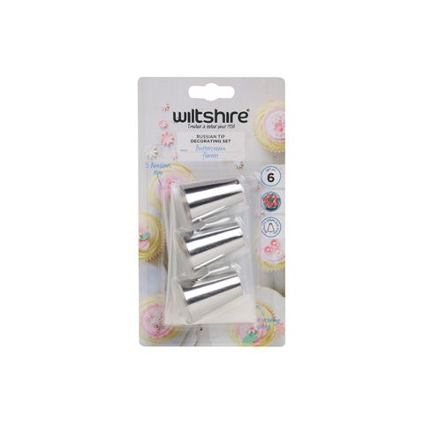 WILTSHIRE RUSSIAN TIP 6PC SET (*WLT40497*) = PACK OF 6 X SETS