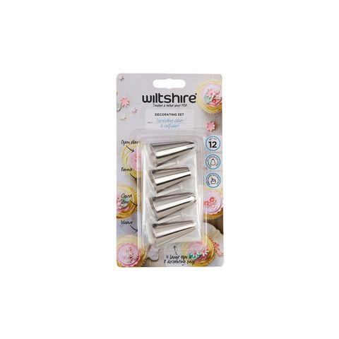 WILTSHIRE DECORATING KIT 12PC SET (*WLT40730*) = PACK OF 6 X SETS