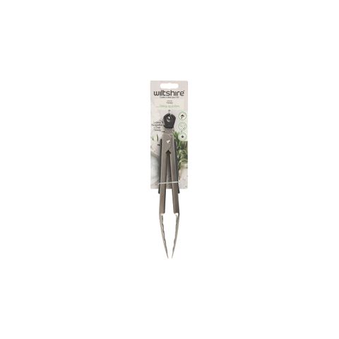 WILTSHIRE SOFT GRIP TONGS-S/S 228mm (*WLT43168*) = PACK OF 6 X EACHES