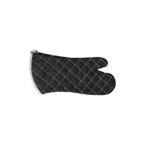 CHEF INOX OVEN MITT FLAME RETARDANT 430mm BLACK (*31587*) =  1 X EACH
