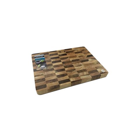 CHEQUERED END GRAIN BOARD 400x300x30mm (*WLT141020*) = PACK OF 4 X EACHES