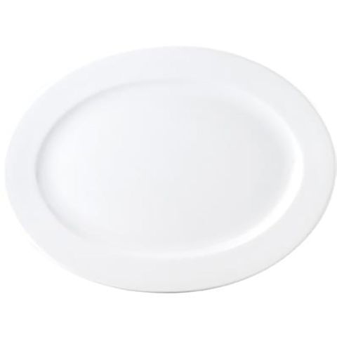 PLATTER-OVAL-200mm CHELSEA RIM SHAPE (4027) (*94060*) = PACK OF 12 X EACHES