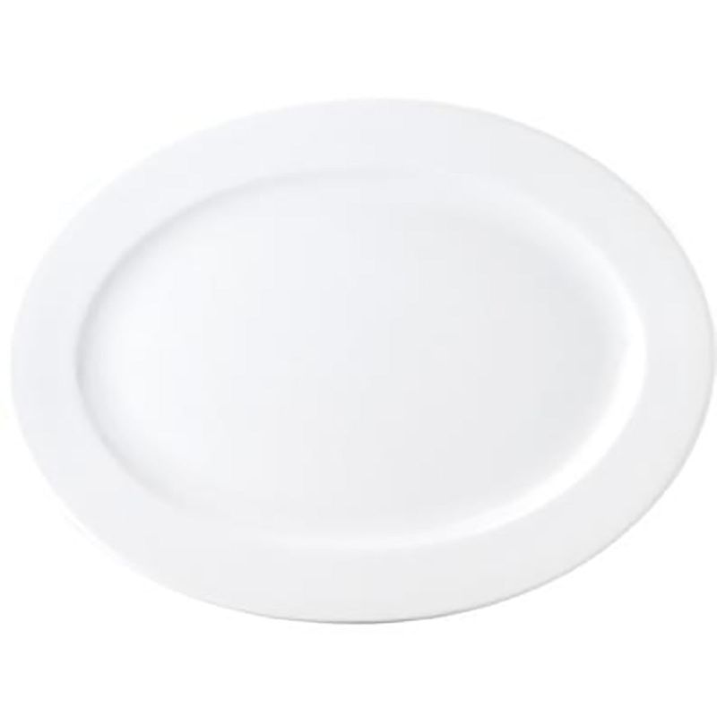 PLATTER-OVAL-200mm CHELSEA RIM SHAPE (4027) (*94060*) = PACK OF 12 X EACHES