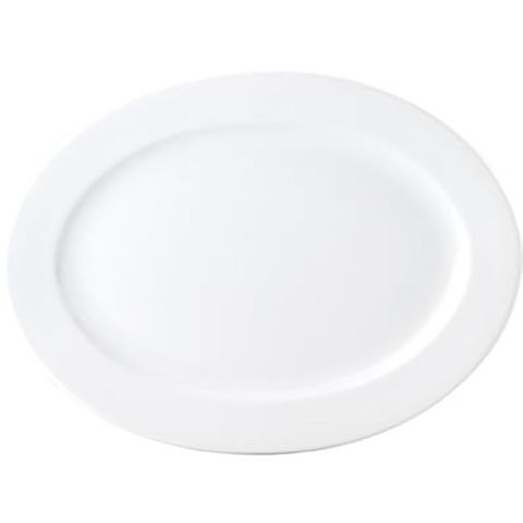 PLATTER-OVAL-410mm CHELSEA RIM SHAPE (4004) (*94065*) = PACK OF 6 X EACHES