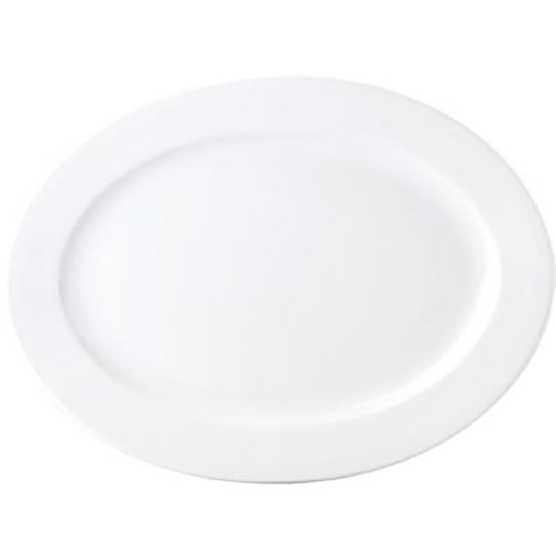 PLATTER-OVAL-480mm CHELSEA RIM SHAPE (4005) (*94066*) = PACK OF 6 X EACHES