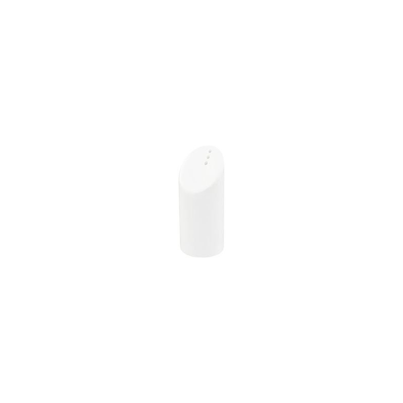 TABLEKRAFT CORE WHITE PEPPER SHAKER (3 HOLE) SLANT 38x80mm (*92055*) = PACK OF 12 X EACHES