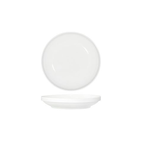 TABLEKRAFT CORE WHITE ROUND BOWL WALLED LIP 230x43mm (*91083*) = PACK OF 4 X EACHES