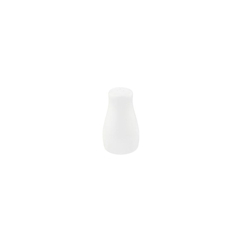 TABLEKRAFT CORE WHITE SALT SHAKER (3 HOLE) CURVE 50x80mm (*92052*) = PACK OF 6 X EACHES